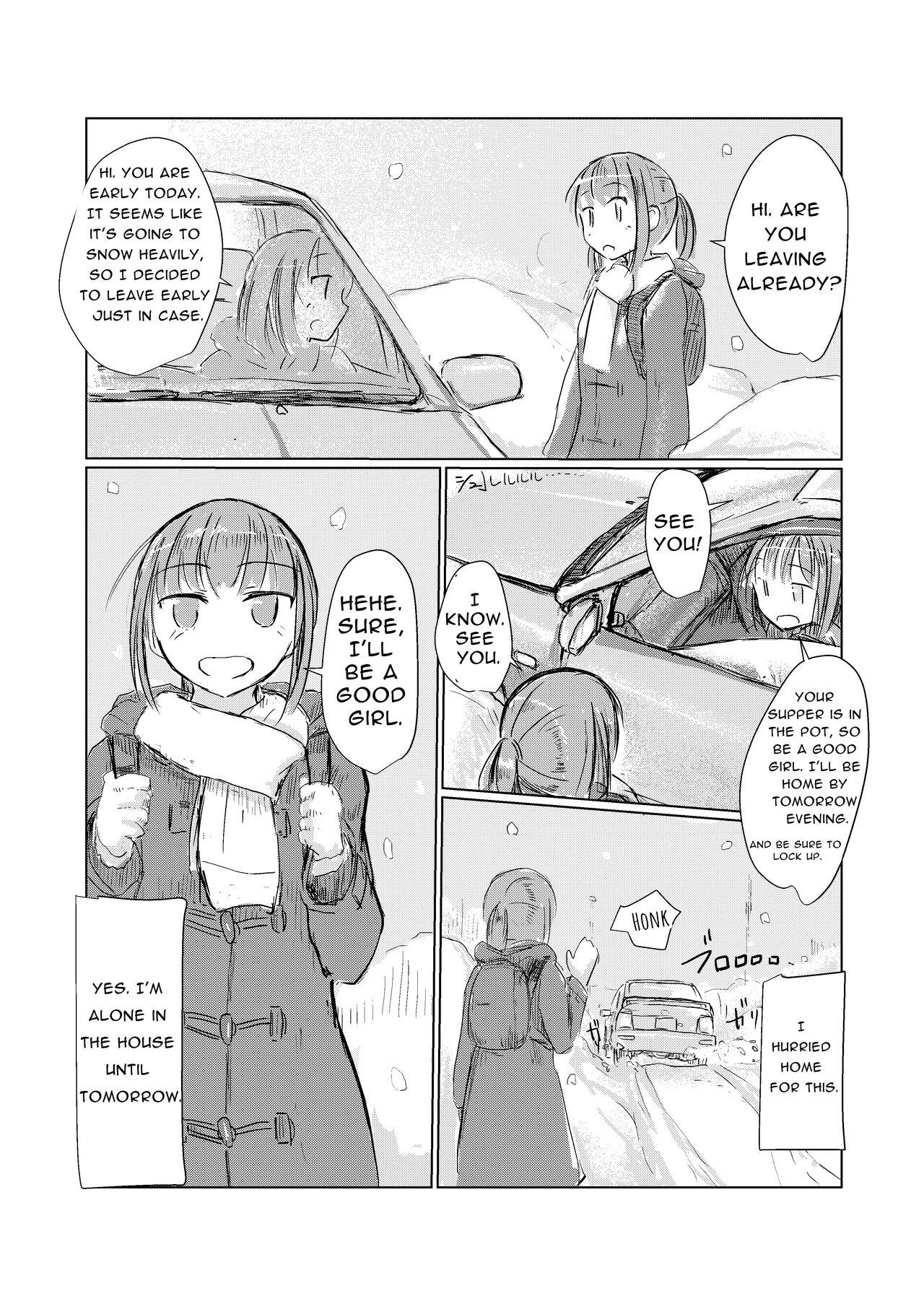 Massage Sex Fuyu no Shoujo to Orusuban | Winter Girl & Housesitting - Original Cuckolding - Page 3