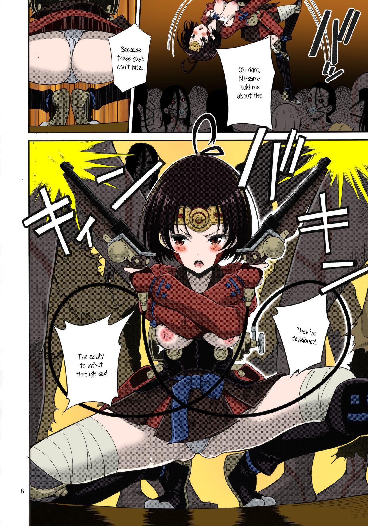 Straight Kutsujoku Chitsu no Kabaneri - Koutetsujou no kabaneri | kabaneri of the iron fortress Horny Sluts - Page 8