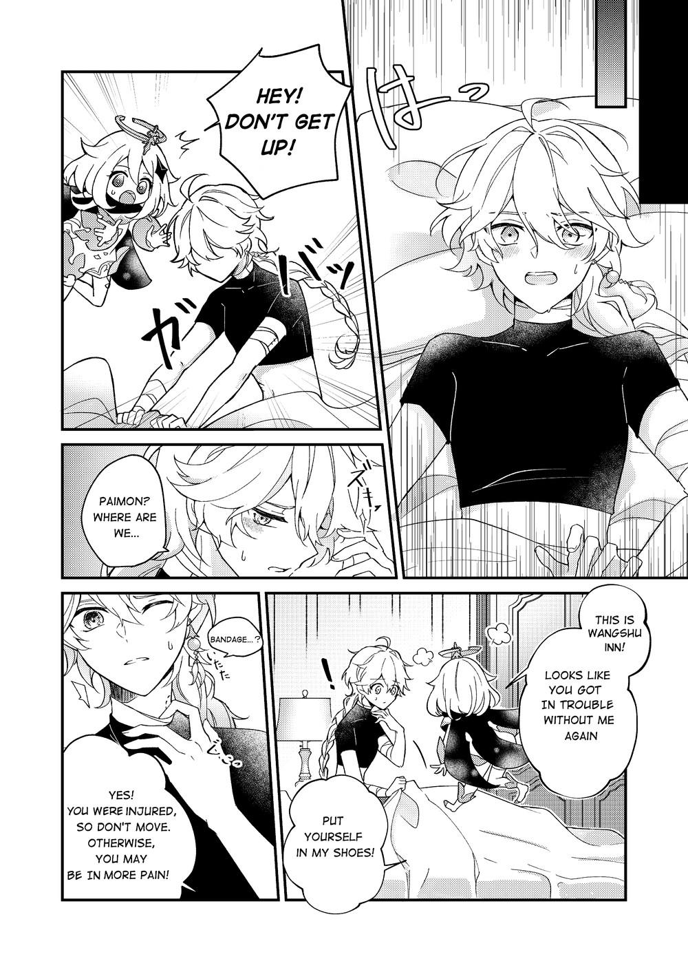 Gay Bukkakeboy I wish for you - Genshin impact Bound - Page 6