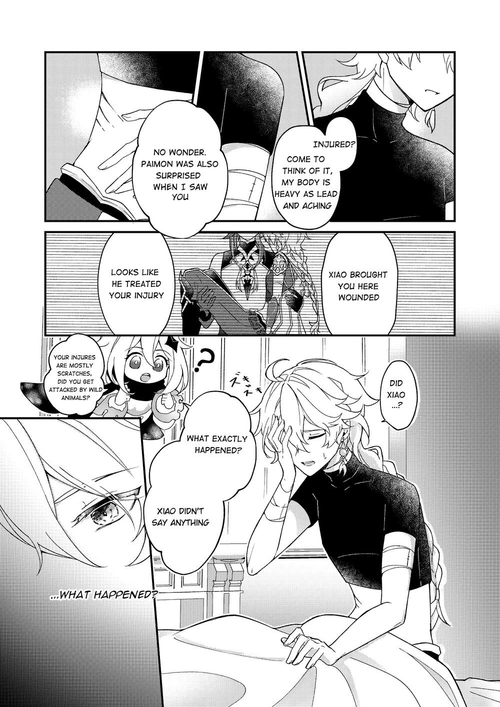 Gay Bukkakeboy I wish for you - Genshin impact Bound - Page 7