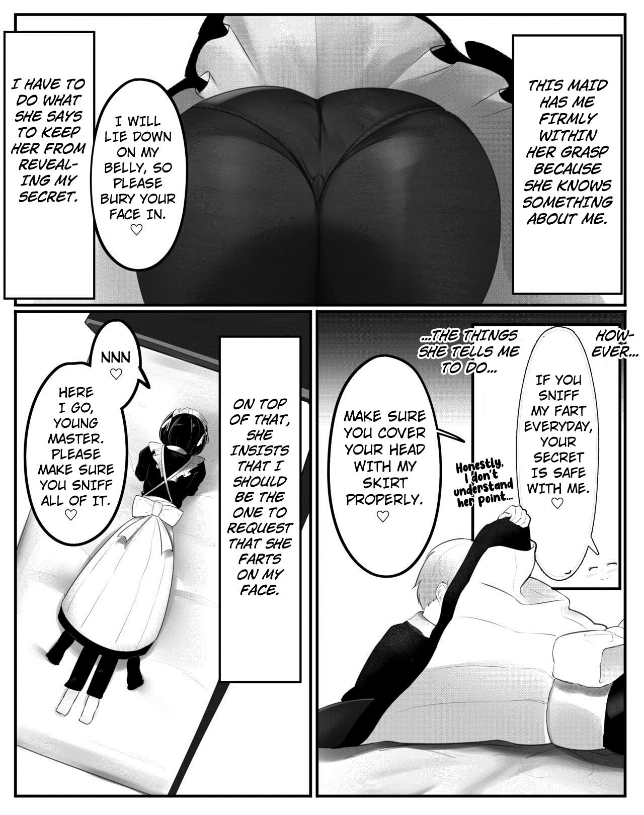 Best Blow Job Ever Onara Manga - Maid to Bocchama Real Orgasms - Picture 2