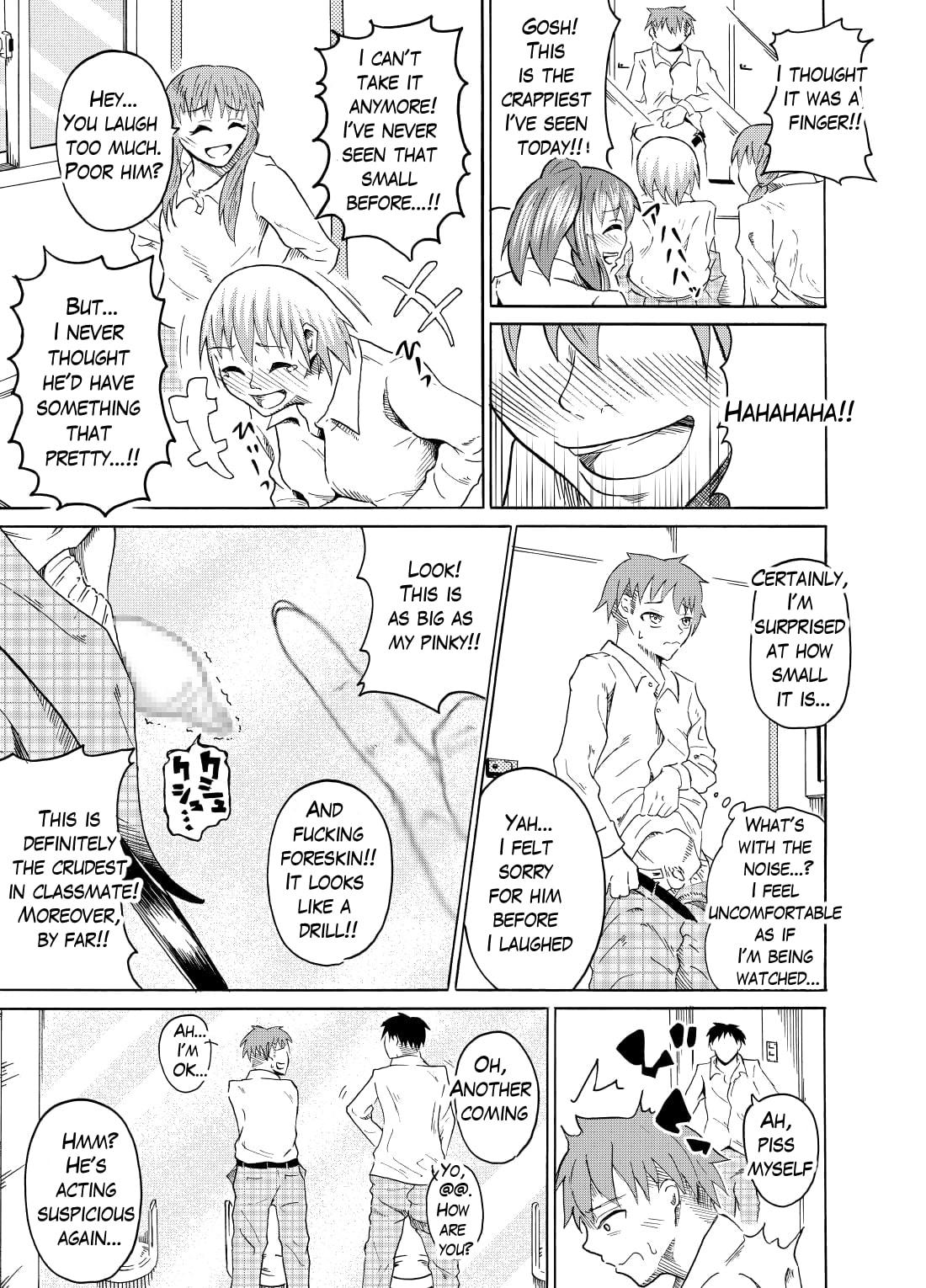 Threeway [NippatsuKokuhou (Kaneko Ken)] Nozoki Miru Joshi-tachi ~Danshi Toilet Hen~ | Peeking girls at boy's restrooms [English] Girlongirl - Page 8