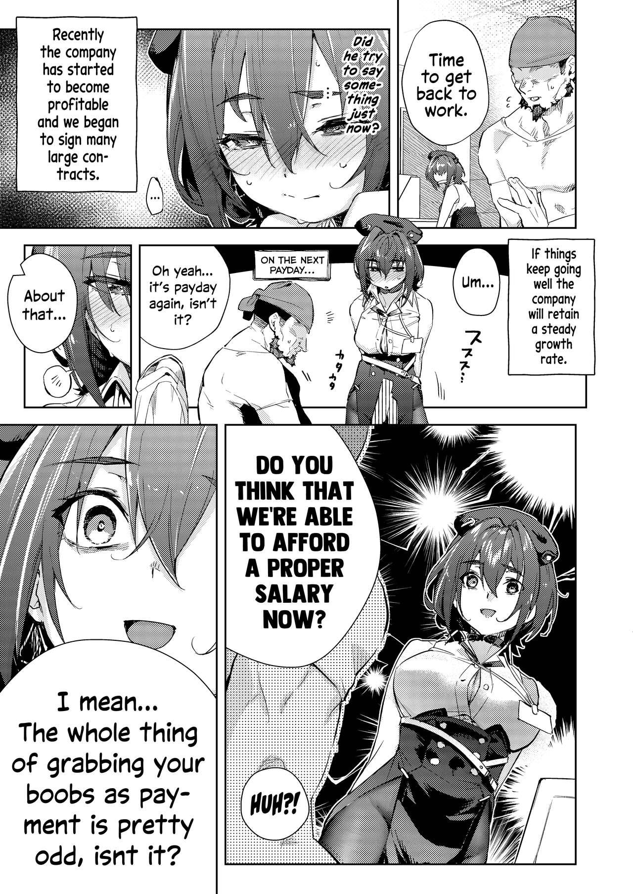 Cum In Mouth Kyuuryou wa Omune ja Dame desu ka? | Can I Pay You With My Breasts? - Hololive Women Fucking - Page 4