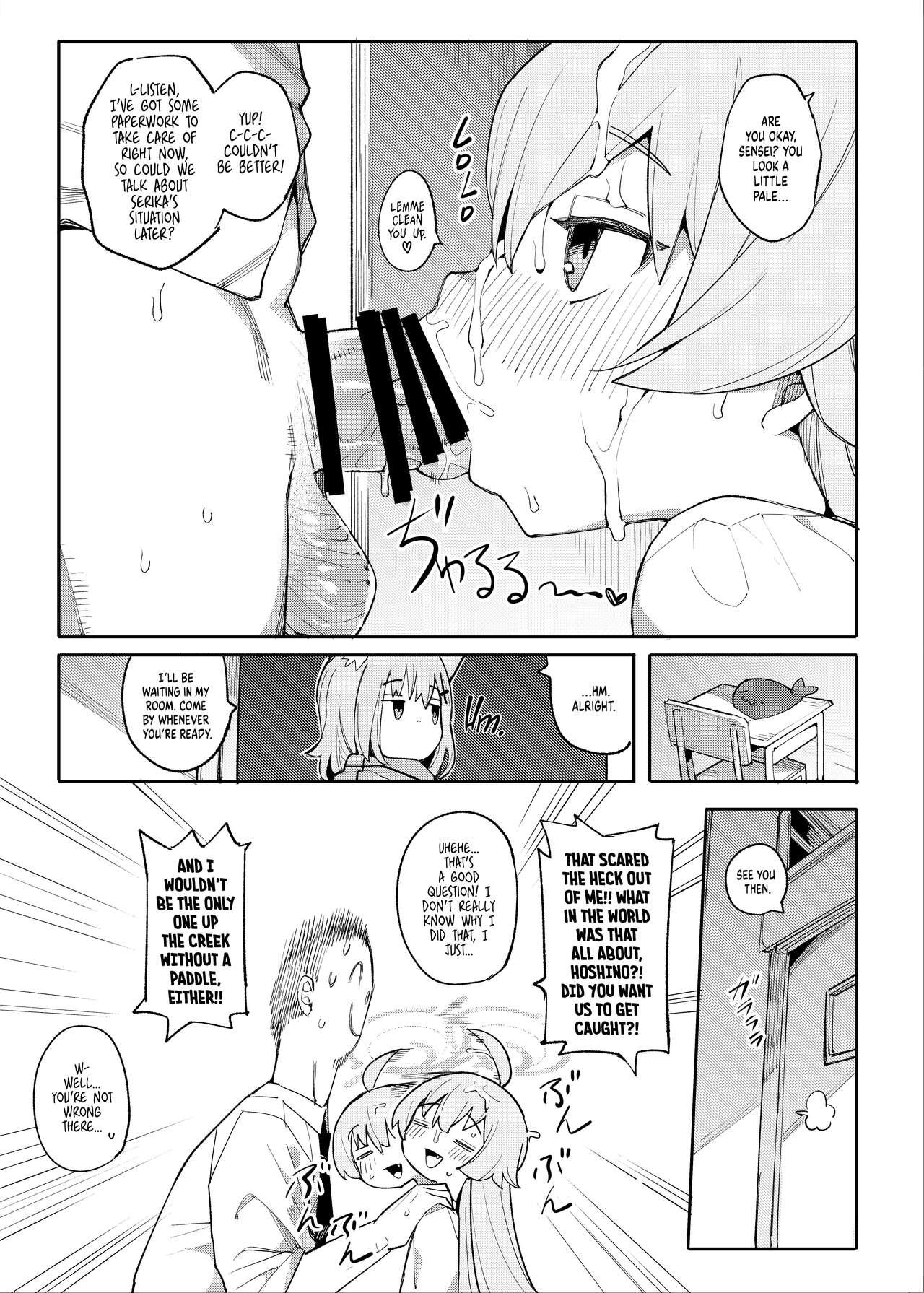 Gay Smoking Hoshino datte Amaetai | Hoshino Wants To Be Doted On, Too! - Blue archive Feet - Page 10