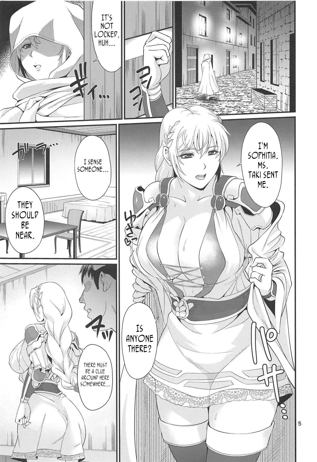 Clothed Sex Wakazuma Seijo Rouraku Nikki | Diary of a young married clergywoman's enticement - Soulcalibur Her - Page 4
