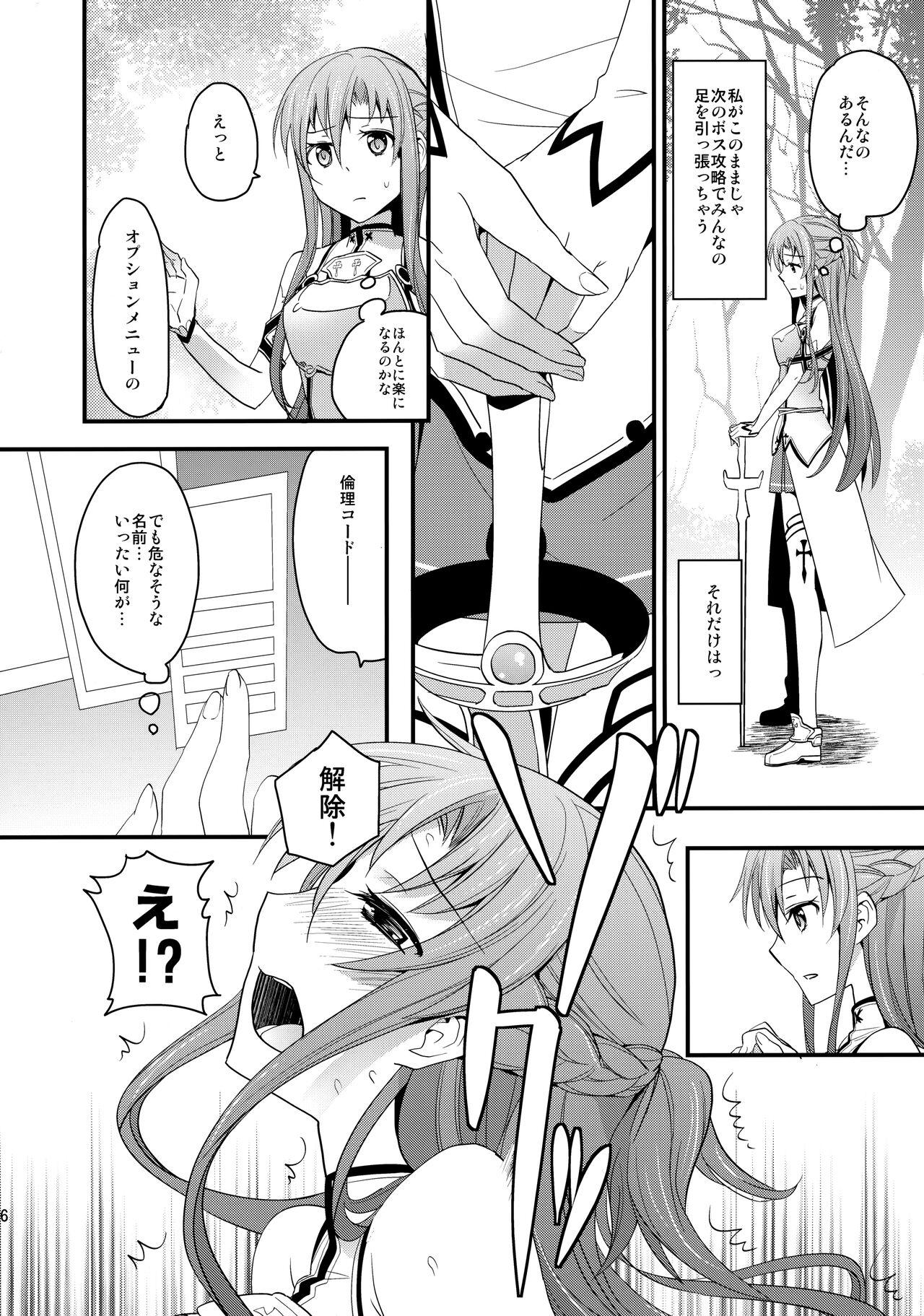 Atm Asuna no Meshiagare - Sword art online Gay Medical - Page 5