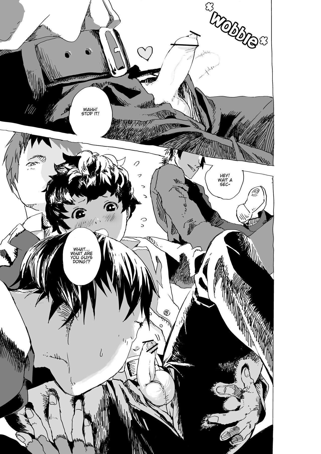 Stretching Uwaki Shounen to Tomodachi no Ero Manga | The Unfaithful Boy and Friends Erotic Manga - Original Riding - Page 2