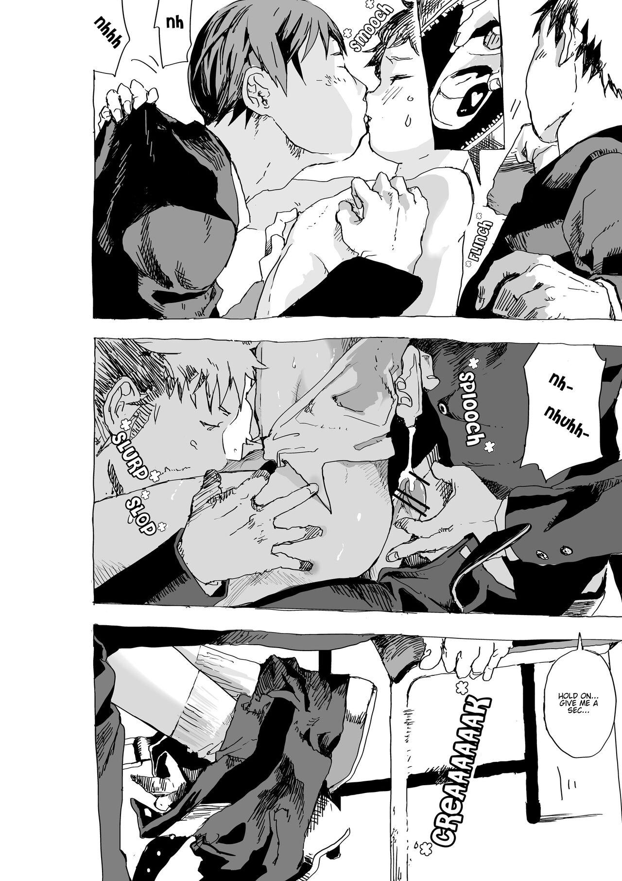 Stretching Uwaki Shounen to Tomodachi no Ero Manga | The Unfaithful Boy and Friends Erotic Manga - Original Riding - Page 5
