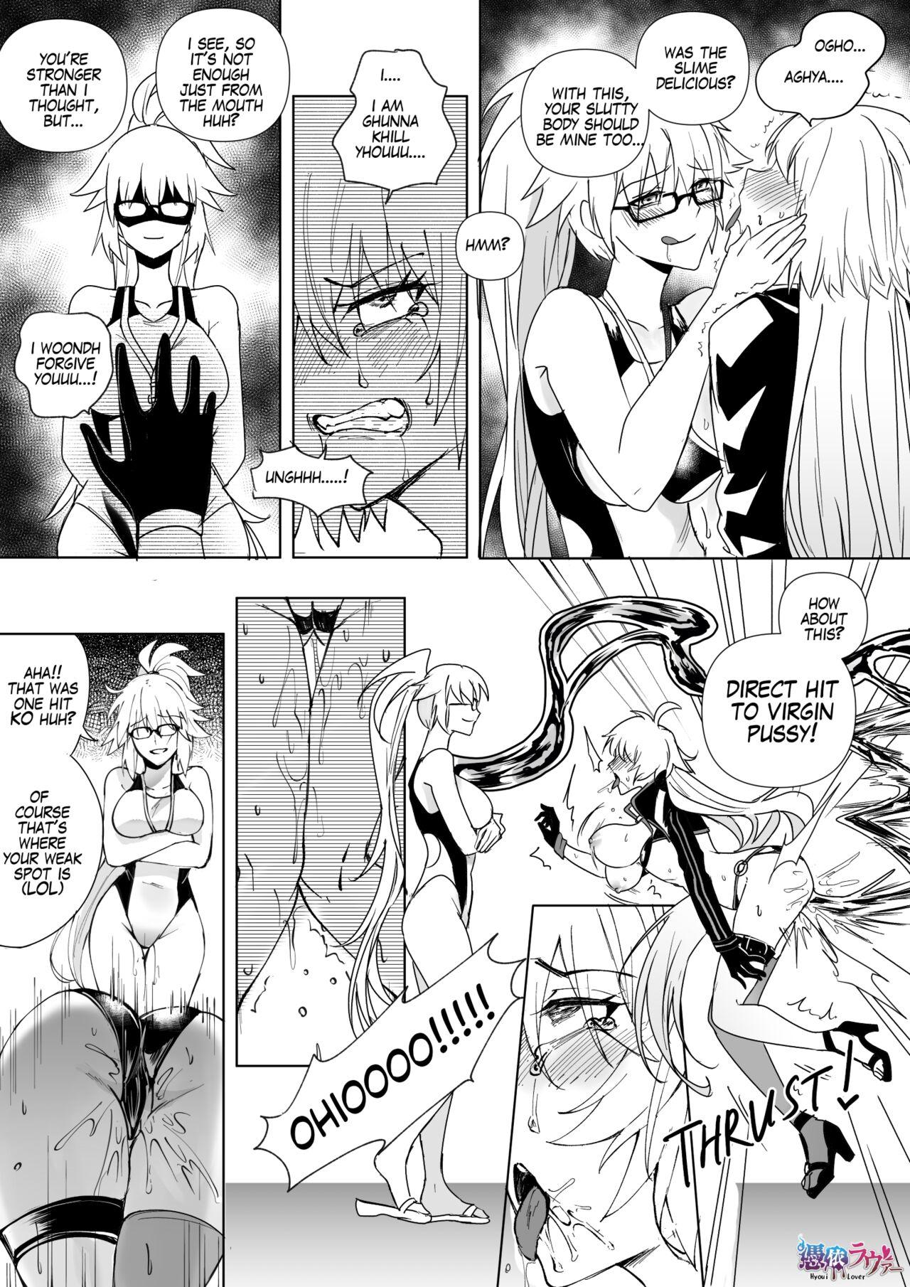 Abuse FGO Mizugi Jeanne Shimai Hyoui | Swimsuit Jeanne Double Possession - Fate grand order Old And Young - Page 10