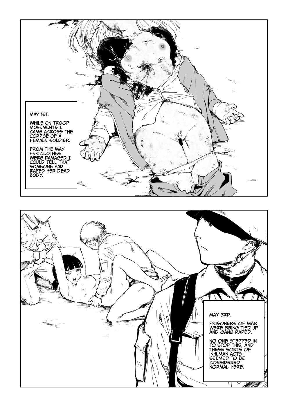 Amateur Teen Fallen on the Battlefield - The Memoirs of Private First Class Blaauw - Original Clothed Sex - Page 1