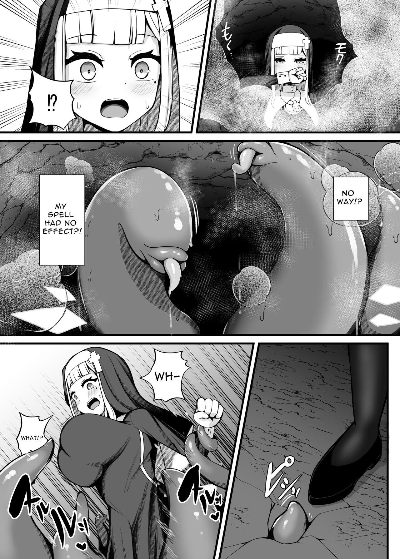 Boquete Taima Sister Shokushu Naedoko Hon | Exorcist Nun Tentacle Seedbed Book - Original Boobies - Page 6