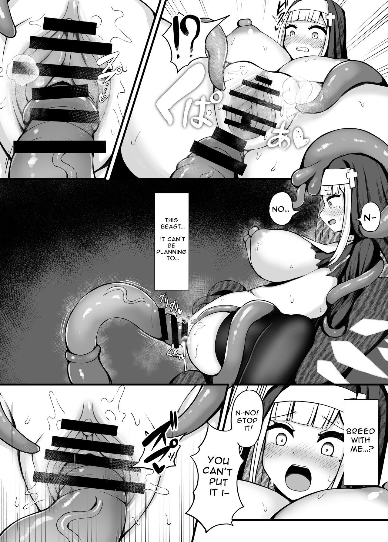 Boquete Taima Sister Shokushu Naedoko Hon | Exorcist Nun Tentacle Seedbed Book - Original Boobies - Page 9