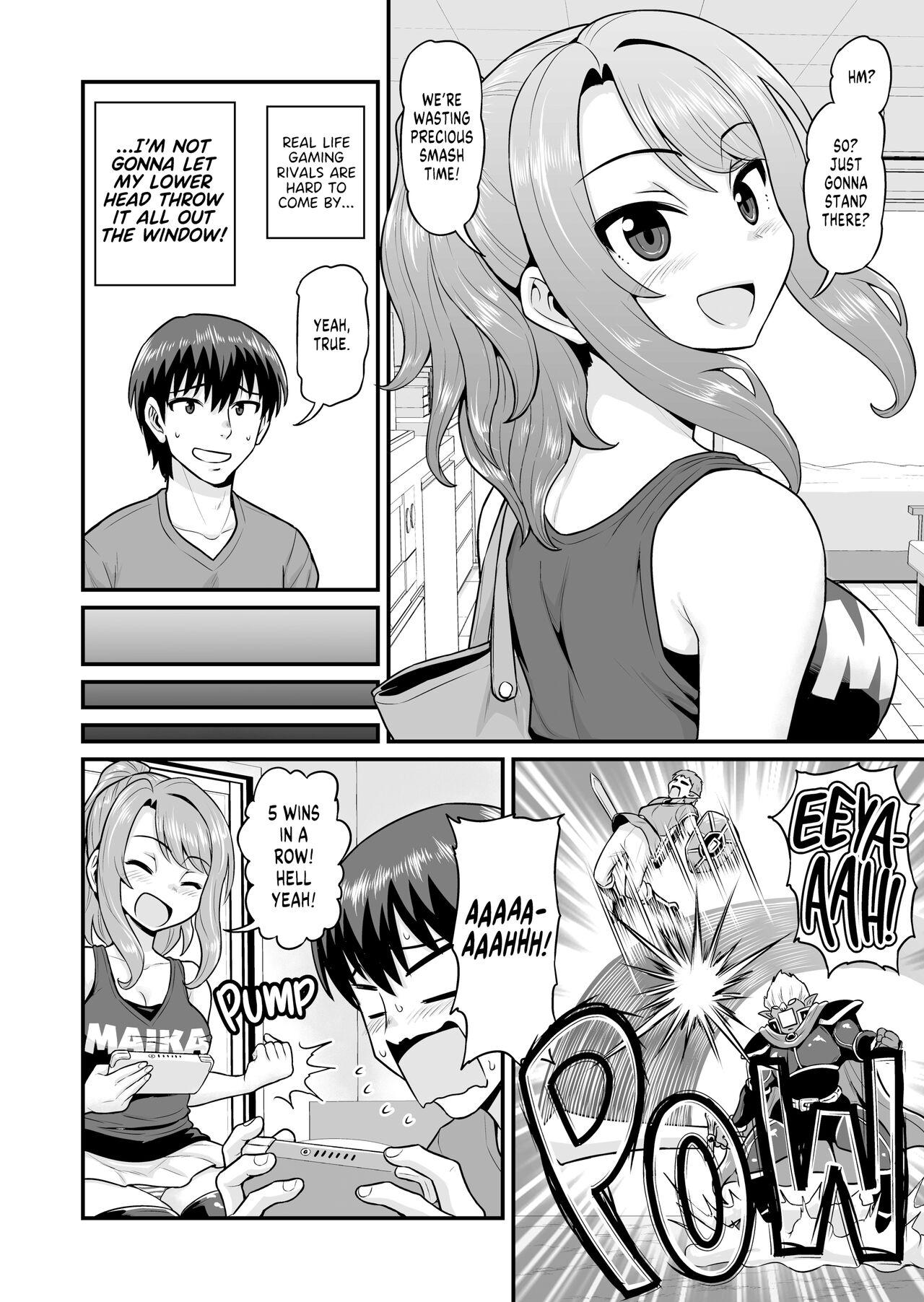 Gape Game Tomodachi no Onnanoko to Yaru Hanashi | From Gaming Buddies to Fuck Buddies - Original Girlsfucking - Page 5