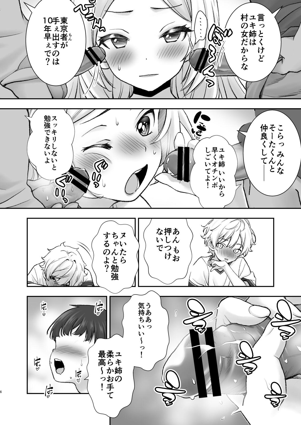 Ball Licking Mura ni wa Juku ga Nai no de Watashi ga Benkyou wo Oshiete-imasu. - Original Webcamchat - Page 6