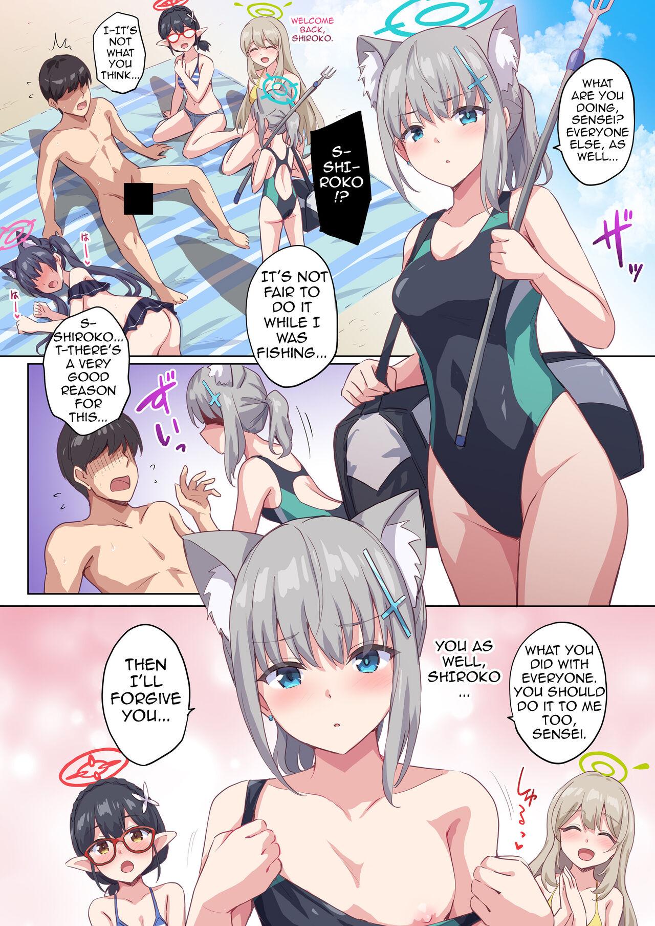 Abydos Seito Zenin to Mizugi Ecchi suru Hon | A book about having sex with all of the Abydos students in their swimsuit. 12