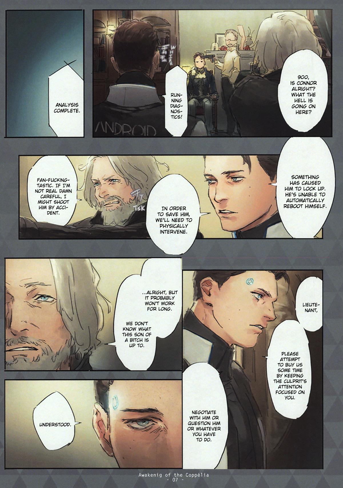 Blow Job Contest Awakening of Copper - Detroit become human Shower - Page 4