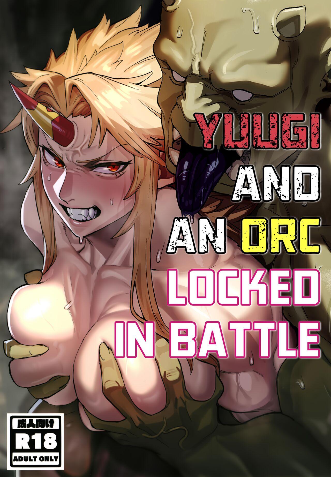 Transex Yuugi Nee-san to Ork ga Kunzu Hoguretsu | Yuugi and an Orc Locked in Battle - Touhou project Cock Suckers - Page 1