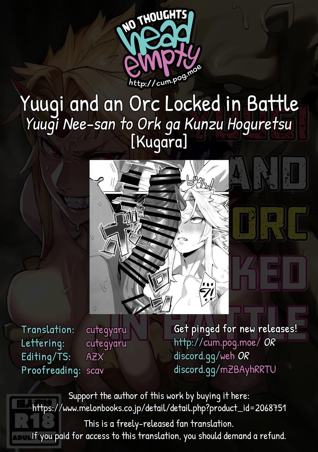 Yuugi Nee-san to Ork ga Kunzu Hoguretsu | Yuugi and an Orc Locked in Battle 30