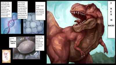 Tyrannosaurus SexDinosaur girl and good friend's copopulation 4