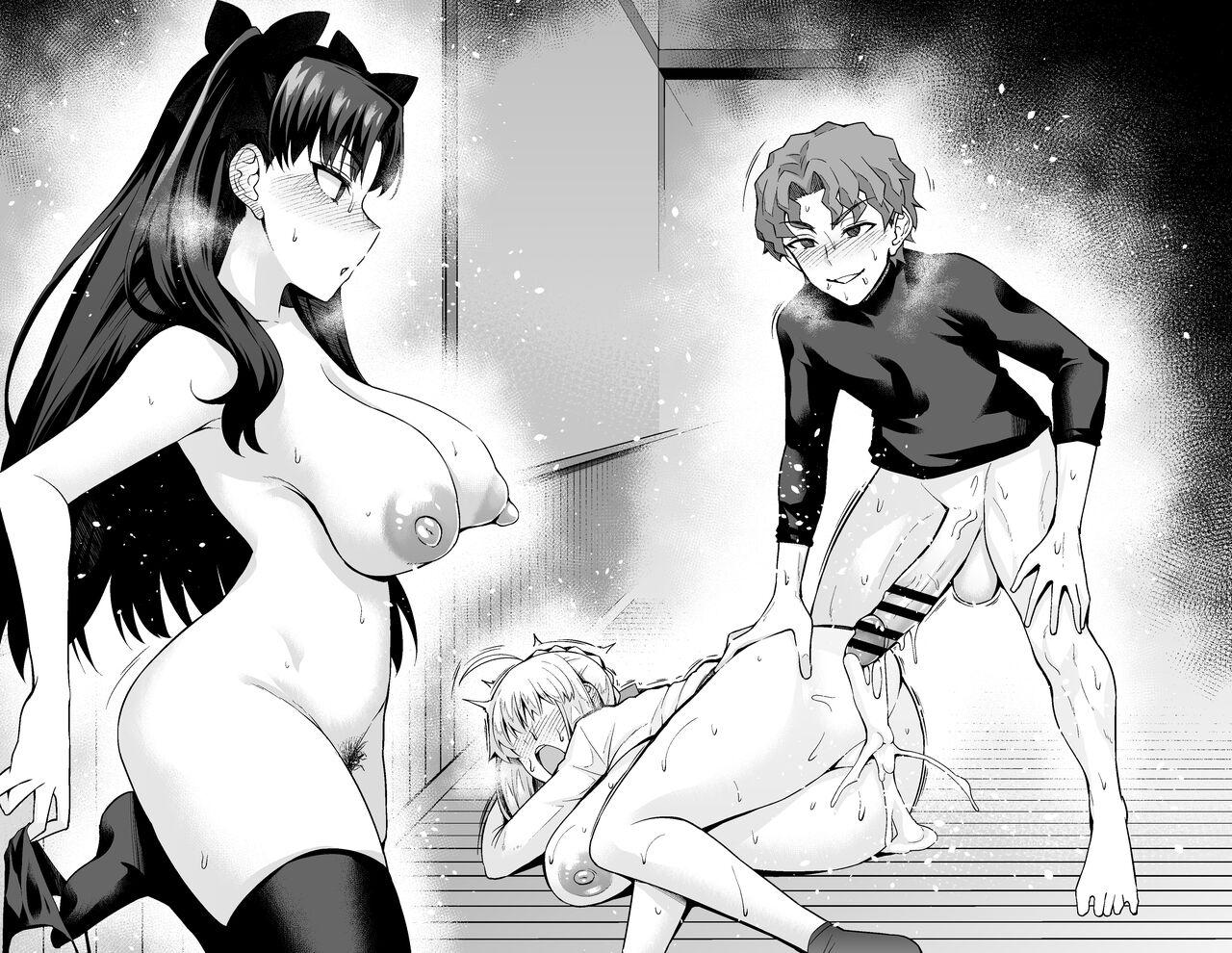 Tosaka Rin, Shinji to Uwaki Sex 2 12