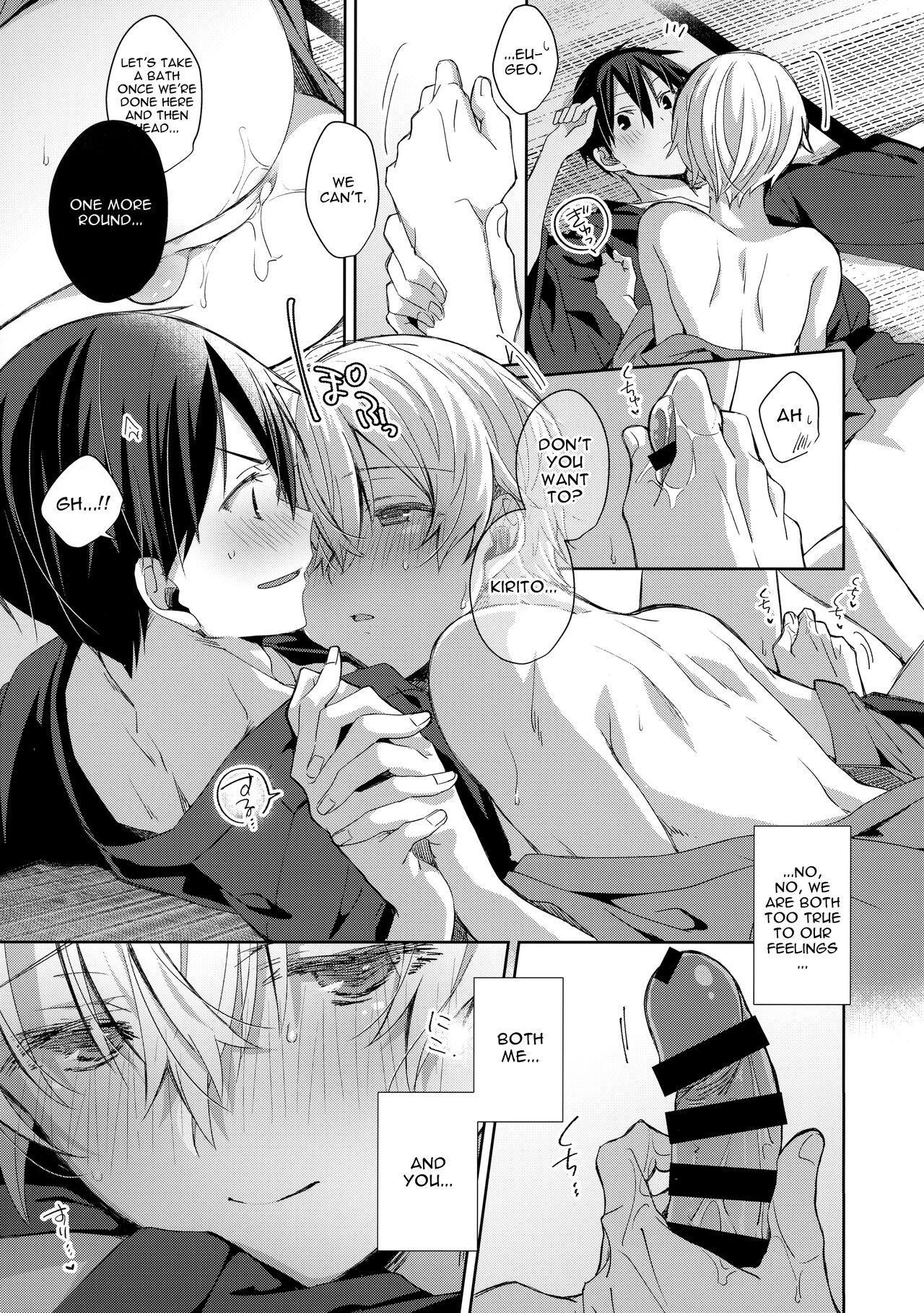 Vibrator Natsu no Shinyuu Route | Summer Vacation with My Best Friend - Sword art online Best Blowjobs Ever - Picture 3