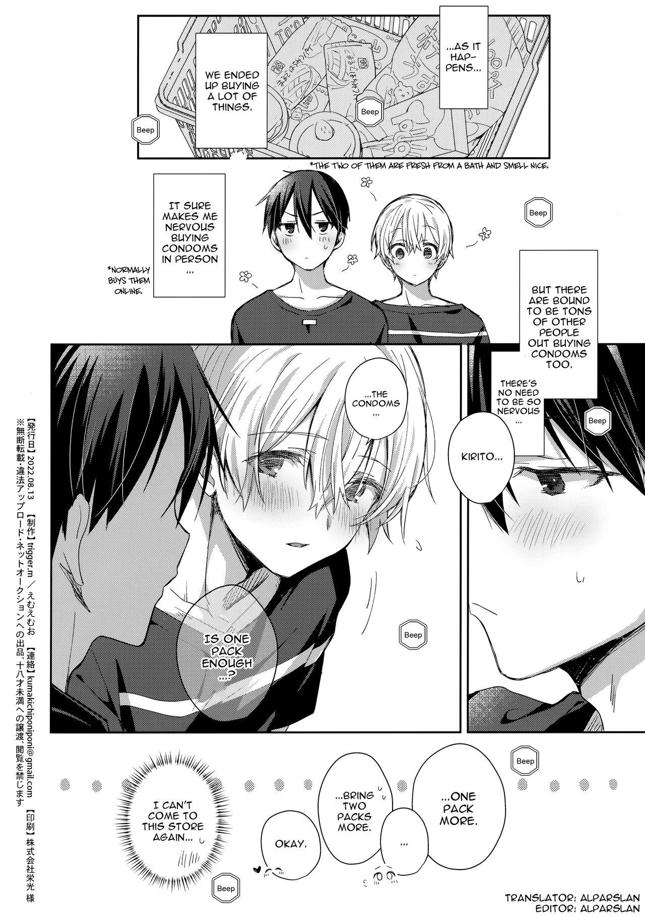 Vibrator Natsu no Shinyuu Route | Summer Vacation with My Best Friend - Sword art online Best Blowjobs Ever - Page 8