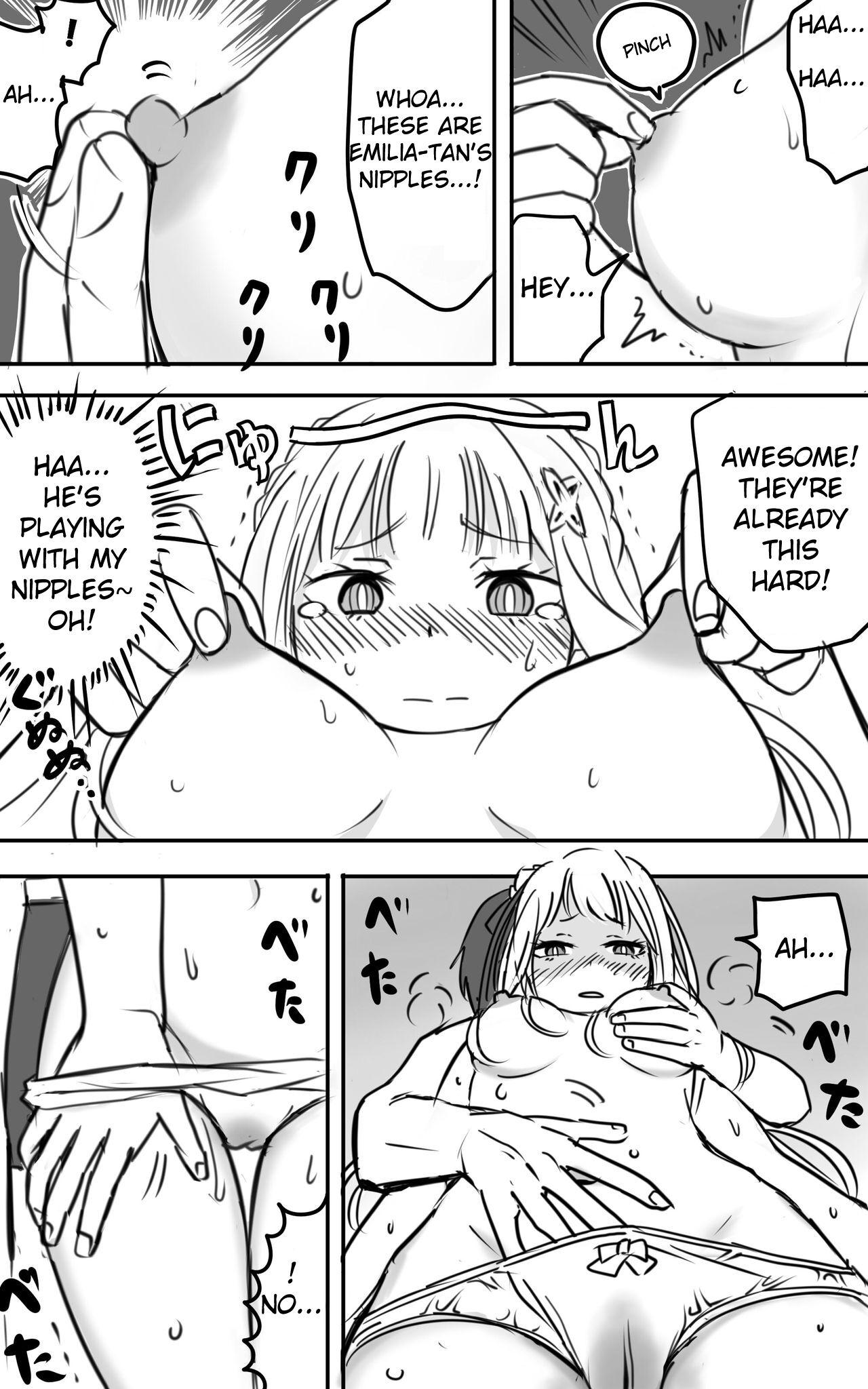 Muscular Amazing Sex with Emilia-tan - Re zero kara hajimeru isekai seikatsu Gay Shorthair - Page 12