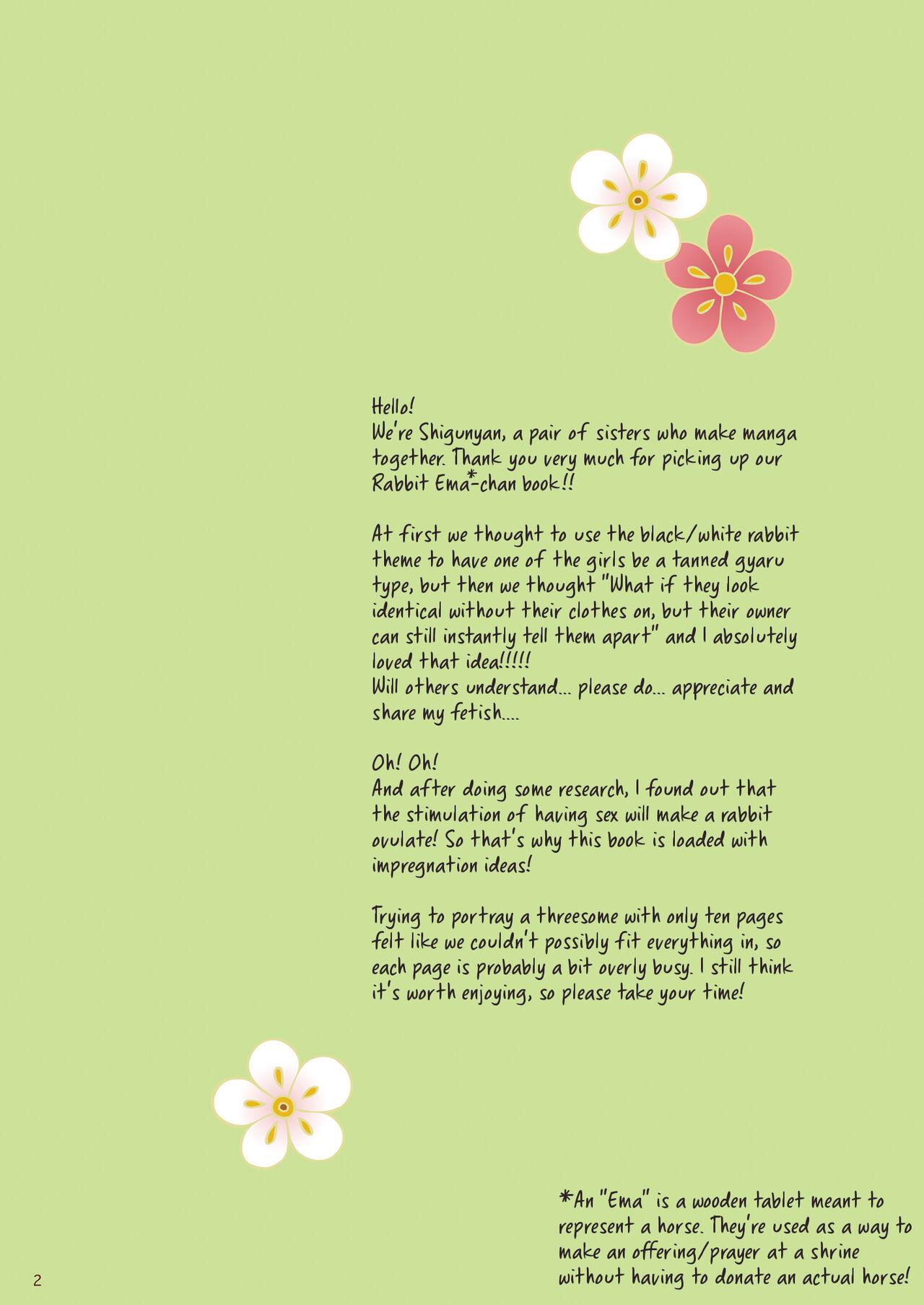 Gorgeous Ema ni Onegai Usagi - Original Deep - Page 2