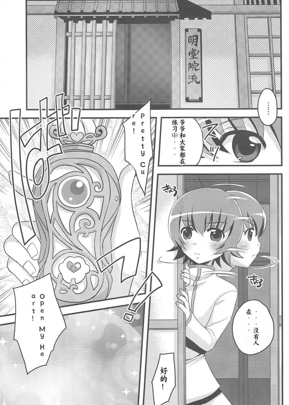 Gloryholes Kimi no Kozue, Boku no Kage - Heartcatch precure Real Amateurs - Page 4