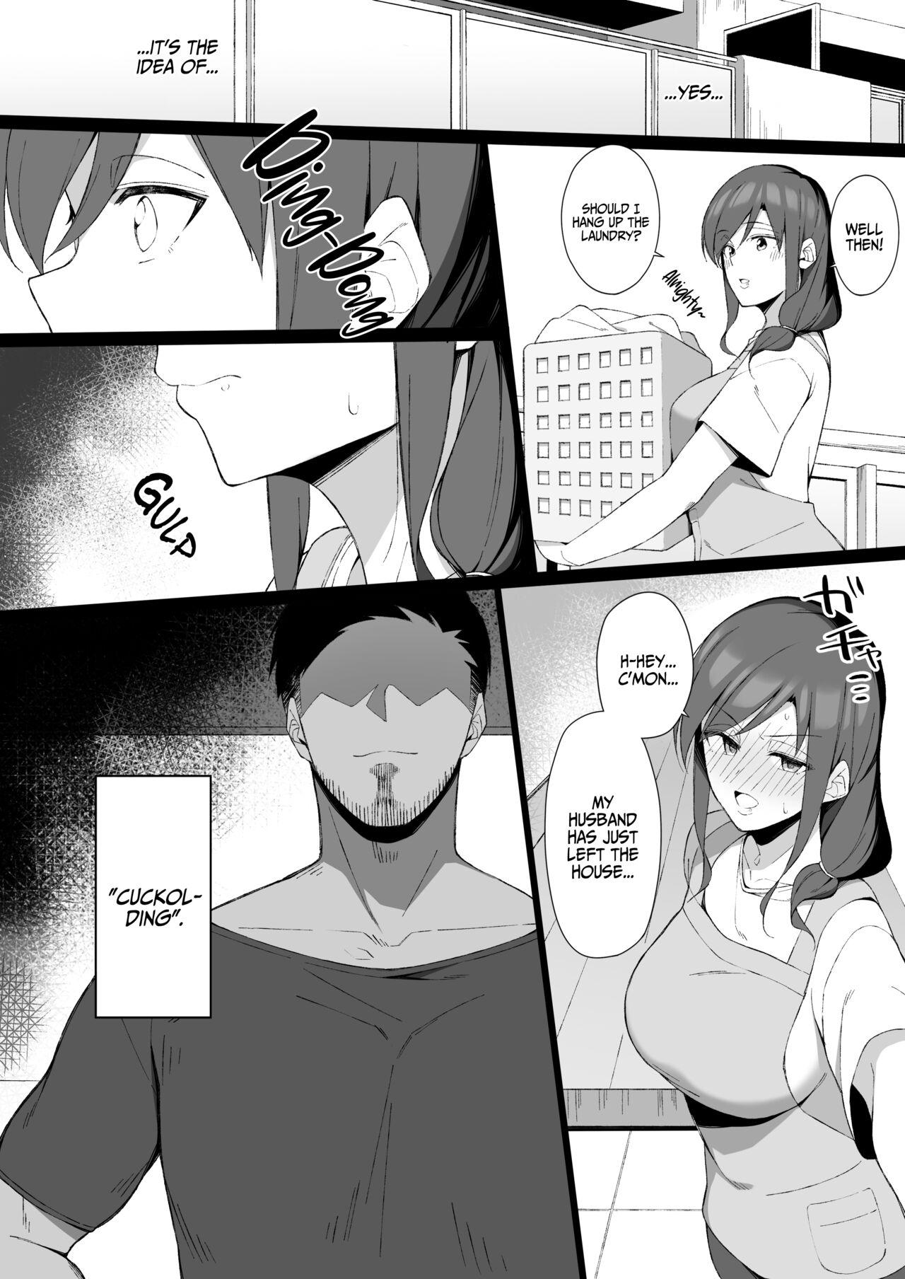 Threesome Osu ni Ochiru Seiso Hitozuma + Extra | Degeneracy of a Neat Housewife for a Man - Original Free Real Porn - Page 4