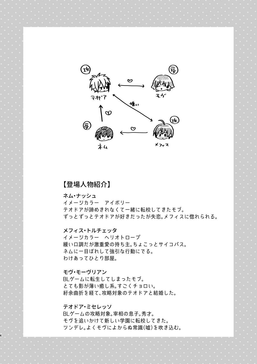 [Niwanihaniwa (Oova Akiru)]【Mobuhame bangai-hen 2-hondate】heibon mobu, 2-dome no koi wa dekiai kakutei shimashita! ? + Tensei mobu wa BL gē no sekai de hame rare kōryaku sa remashita! ? Hatsujō-hen 3