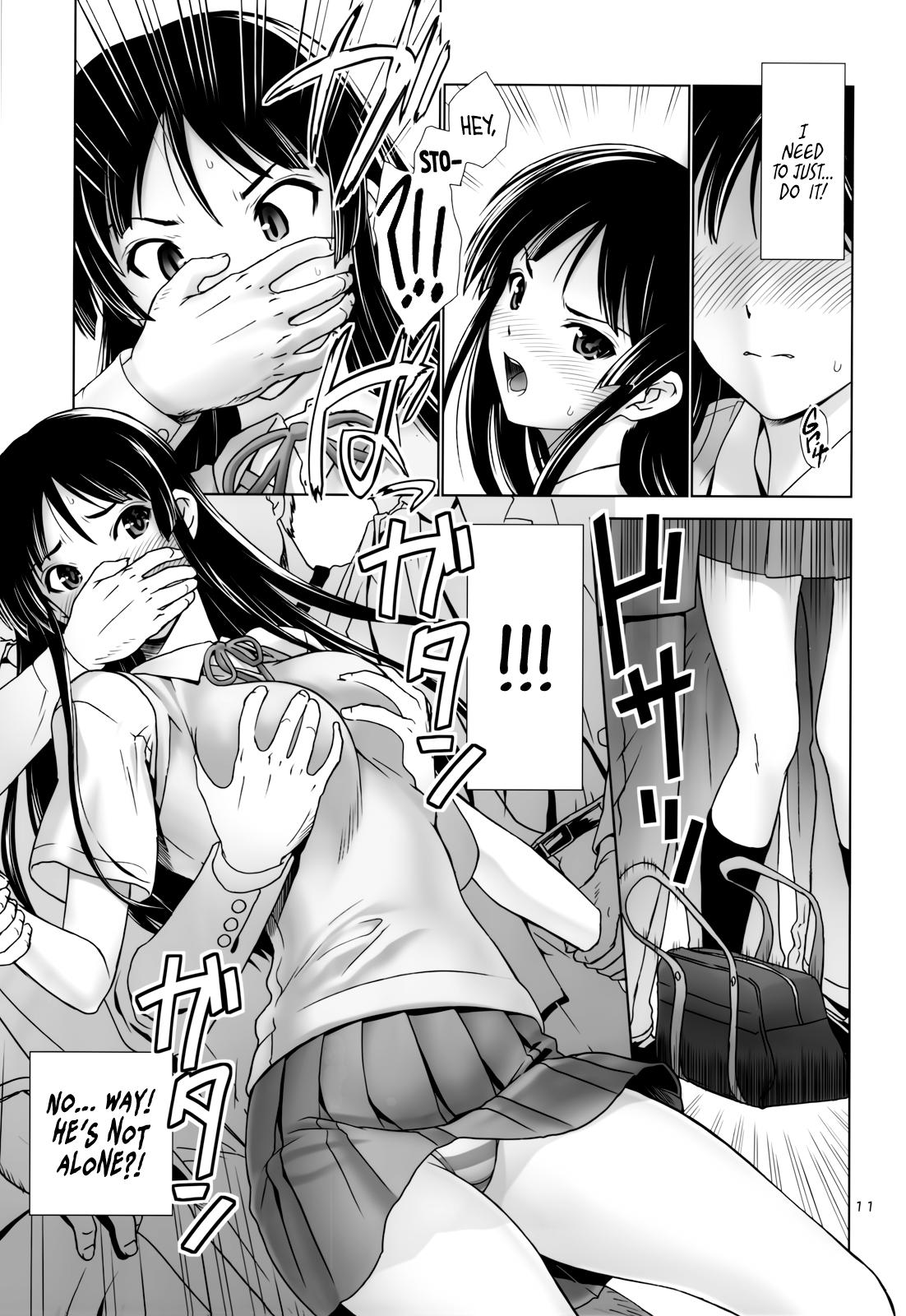 Best Blow Job Ever (C78) [Hellabunna (Iruma kamiri)] Mio-Mugi Train Molestation | MIO-MUGi Densya Chikan (K-ON!) [English] [head empty] - K-on And - Page 11