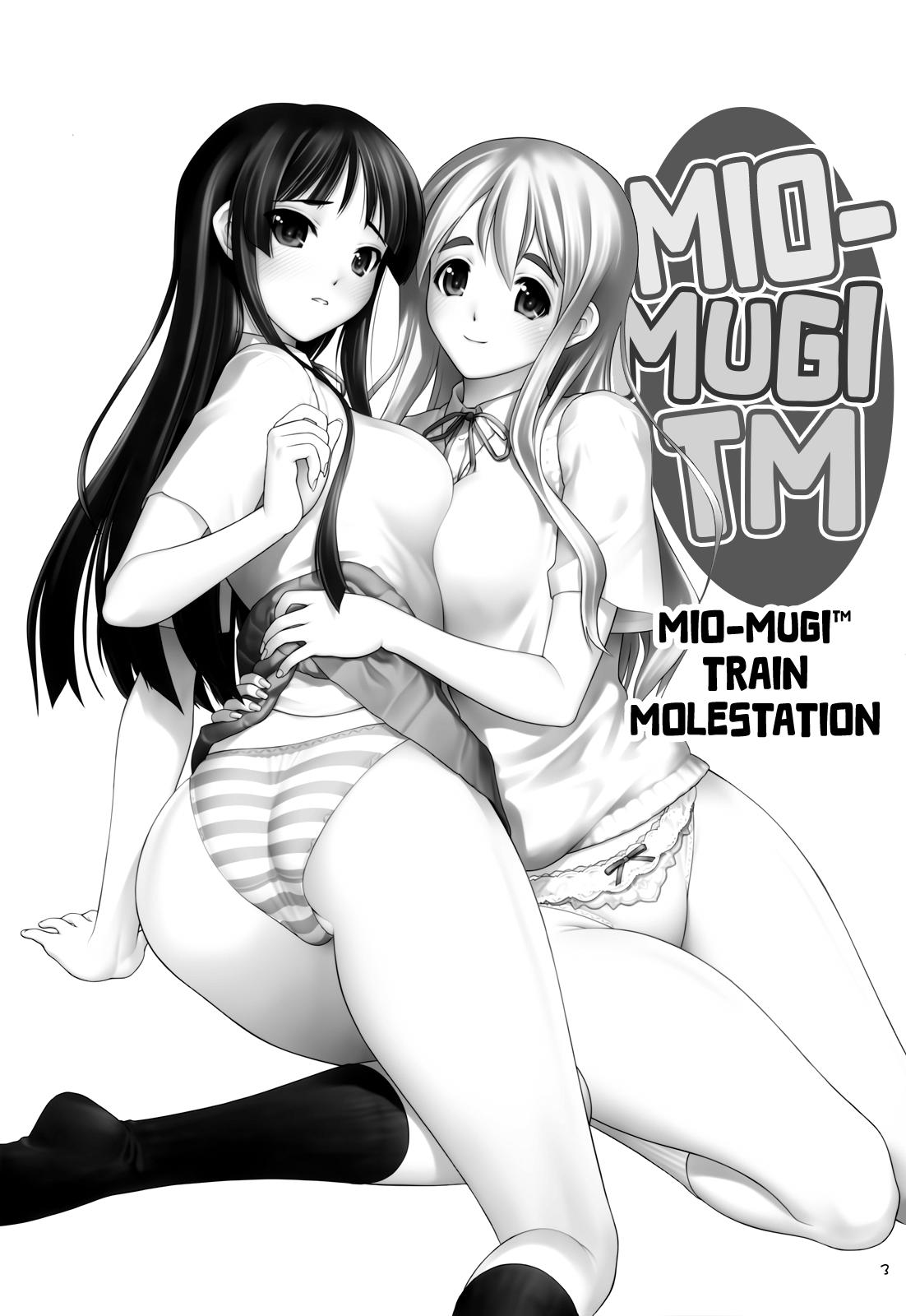 Best Blow Job Ever (C78) [Hellabunna (Iruma kamiri)] Mio-Mugi Train Molestation | MIO-MUGi Densya Chikan (K-ON!) [English] [head empty] - K-on And - Page 3