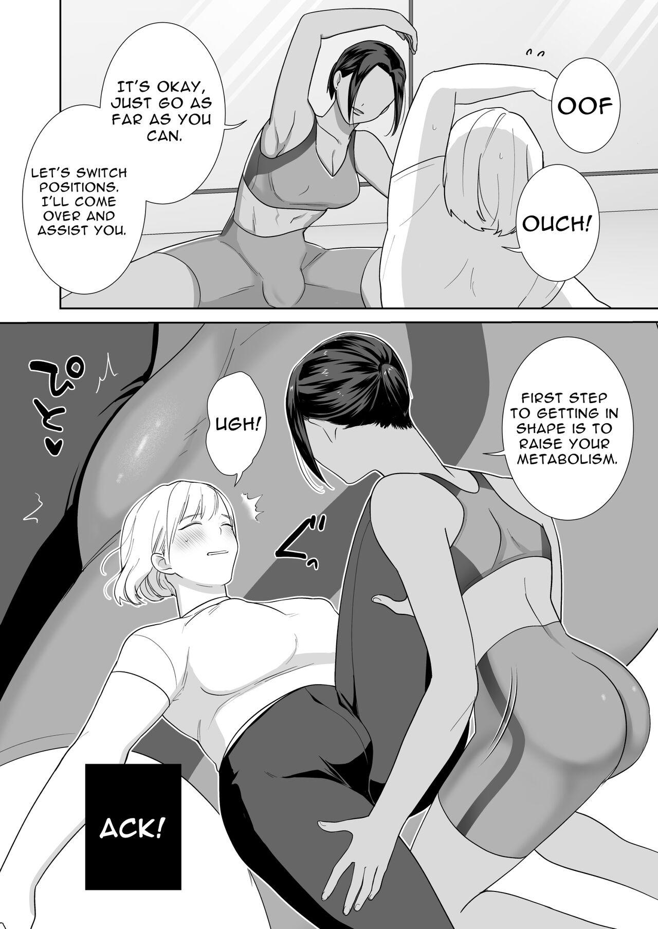 Eat Futanari x Fitness! - Original 4some - Page 10