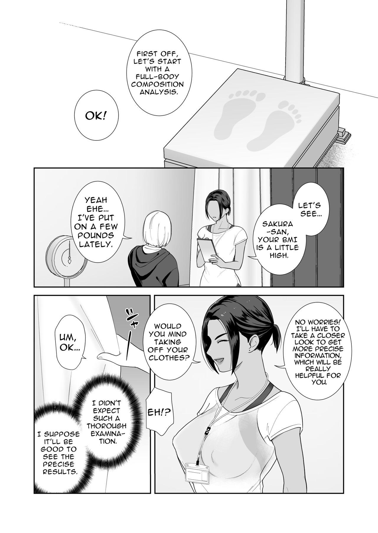 Eat Futanari x Fitness! - Original 4some - Page 4