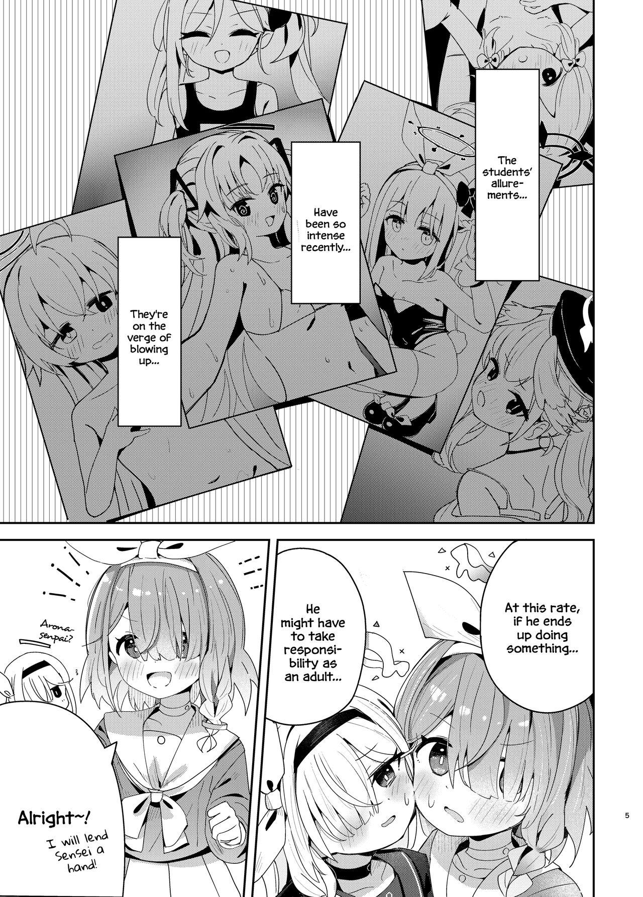 Oral Sex Watashi-tachi ni Omakase o! - Blue archive Ass Lick - Page 4