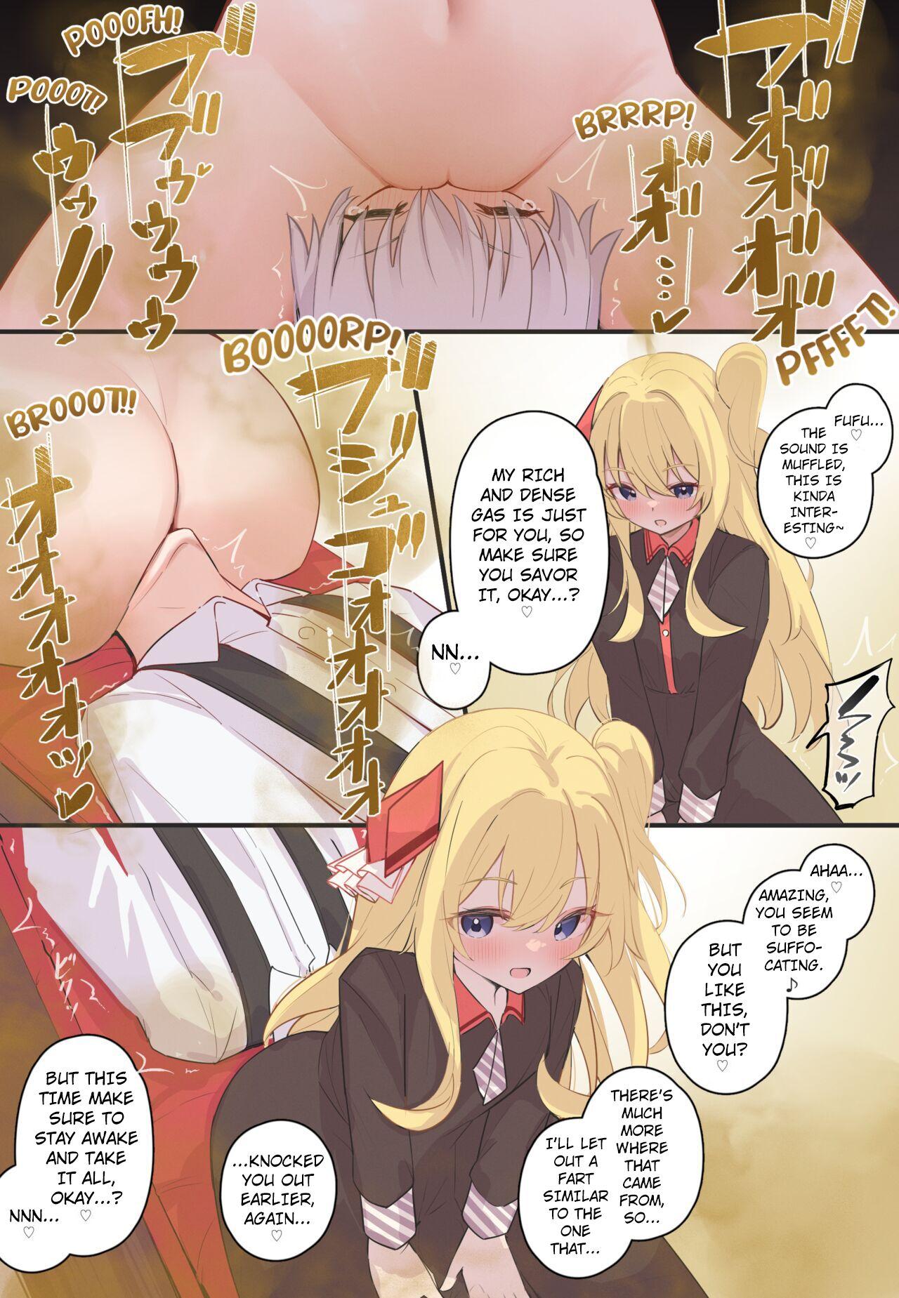 Straight Porn Onara Manga - Maid to Bocchama Part 2 Small - Page 10