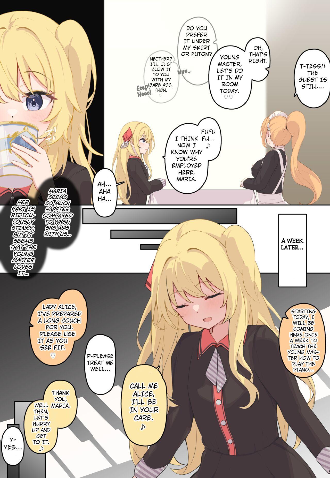 Teen Porn Onara Manga - Maid to Bocchama Part 2 Punishment - Page 2