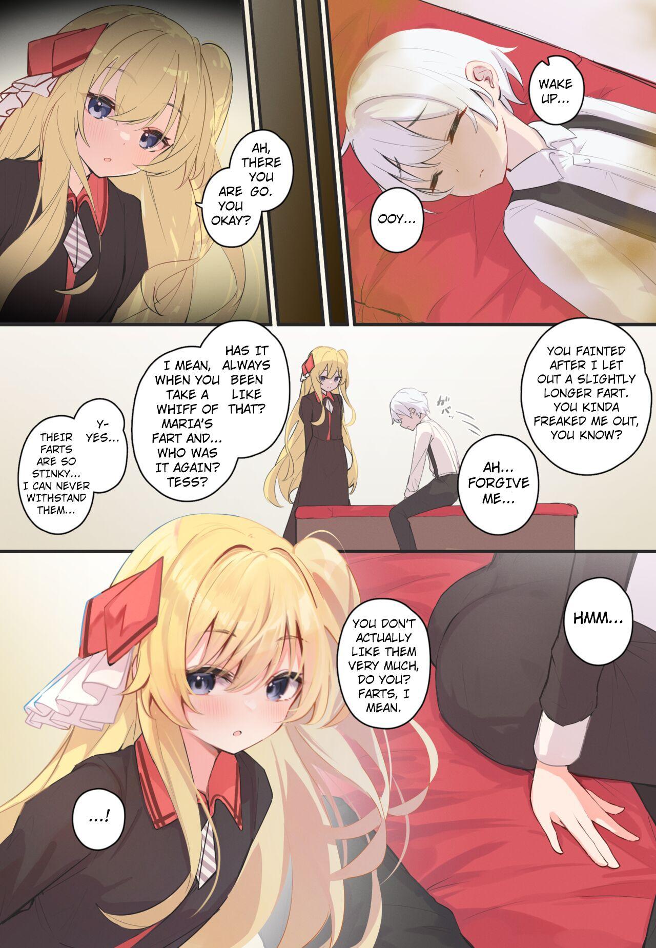 Straight Porn Onara Manga - Maid to Bocchama Part 2 Small - Page 6