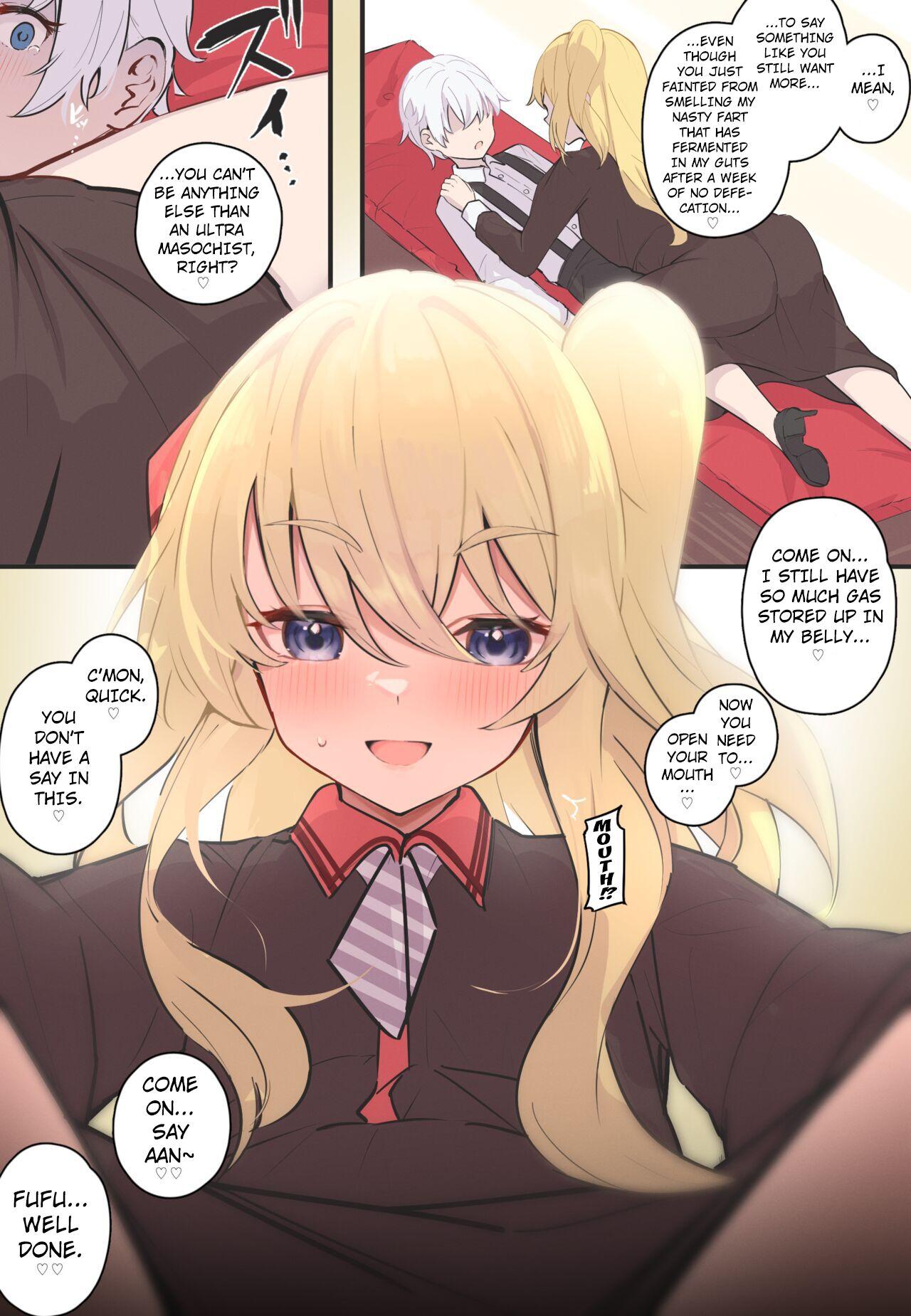 Straight Porn Onara Manga - Maid to Bocchama Part 2 Small - Page 9