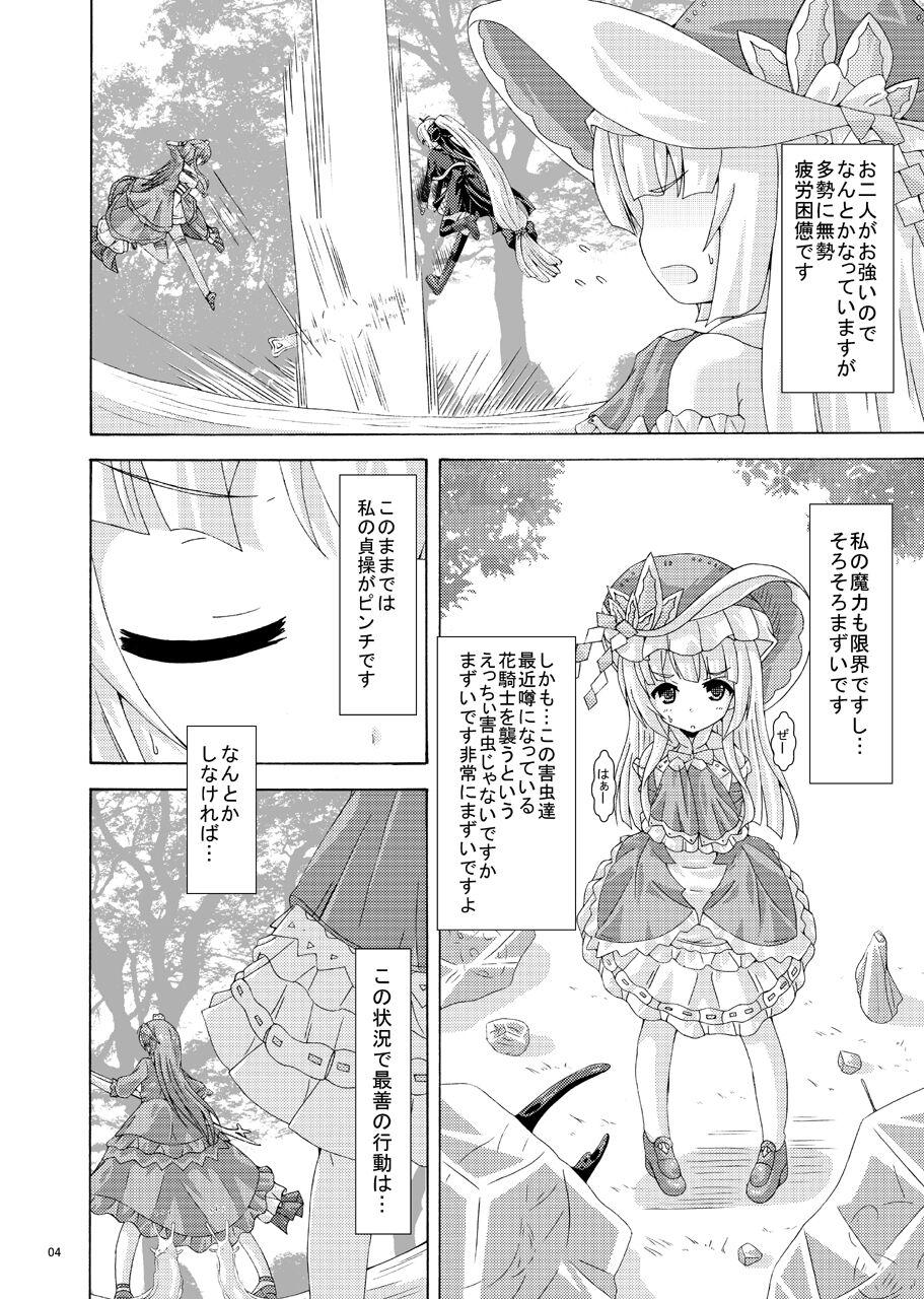 Super Hot Porn Gaichuu-tachi no Seikasai - Flower knight girl Colegiala - Picture 3
