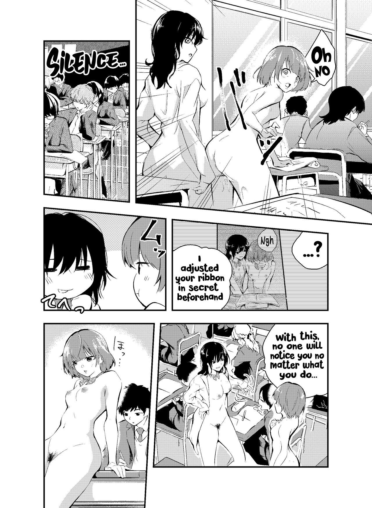 Jikken o Shiyou. Classmate ni Barenai-you ni Hadaka de Jugyou o Ukeru!? | Let's do an experiment. Can we take lessons naked without our classmates discovering us...? 23