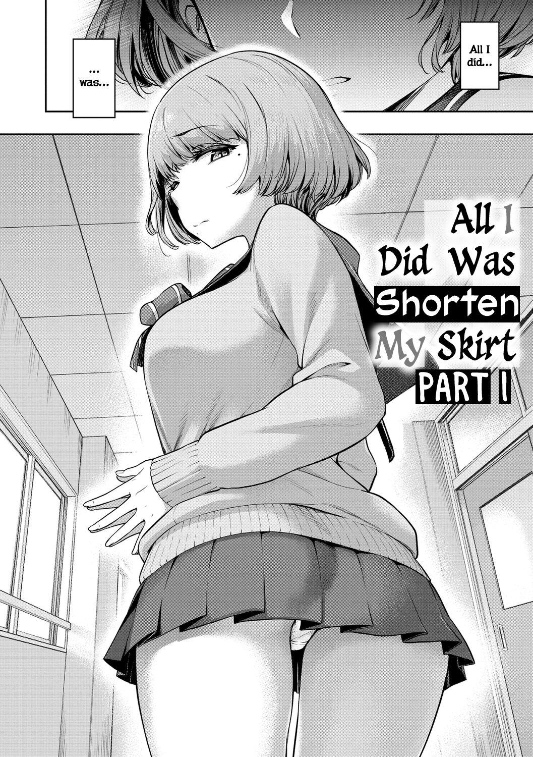 Amatoriale Watashi wa Tada Skirt o Mijikaku shita dake | All I Did Was Shorten My Skirt - Original Couple Sex - Page 4
