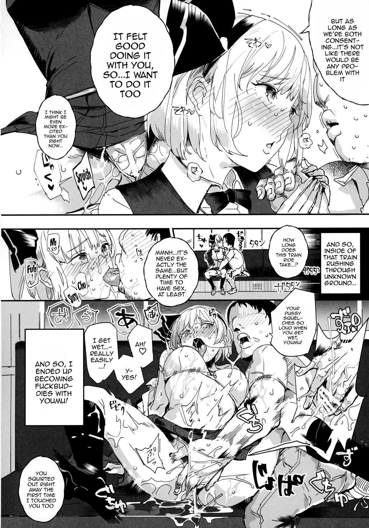 (Reitaisai 16) [Nyuu Koubou (Nyuu)] Oidemase!! Jiyuu Fuuzoku Gensoukyou 2-haku 3-kka no Tabi Musubi | Greetings! Gensokyo's Unrestricted Sexual Service 3 Days 2 Nights Trip - Musubi (Touhou Project) [English] {Doujins.com} 36