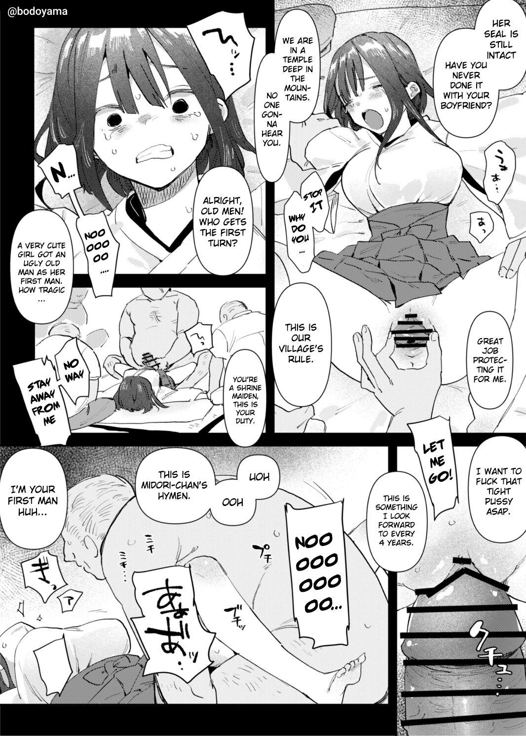 Long Hair A story about a girl being forced to sacrifice her virginity as a village shrine maiden. - Original Free Amature Porn - Page 2