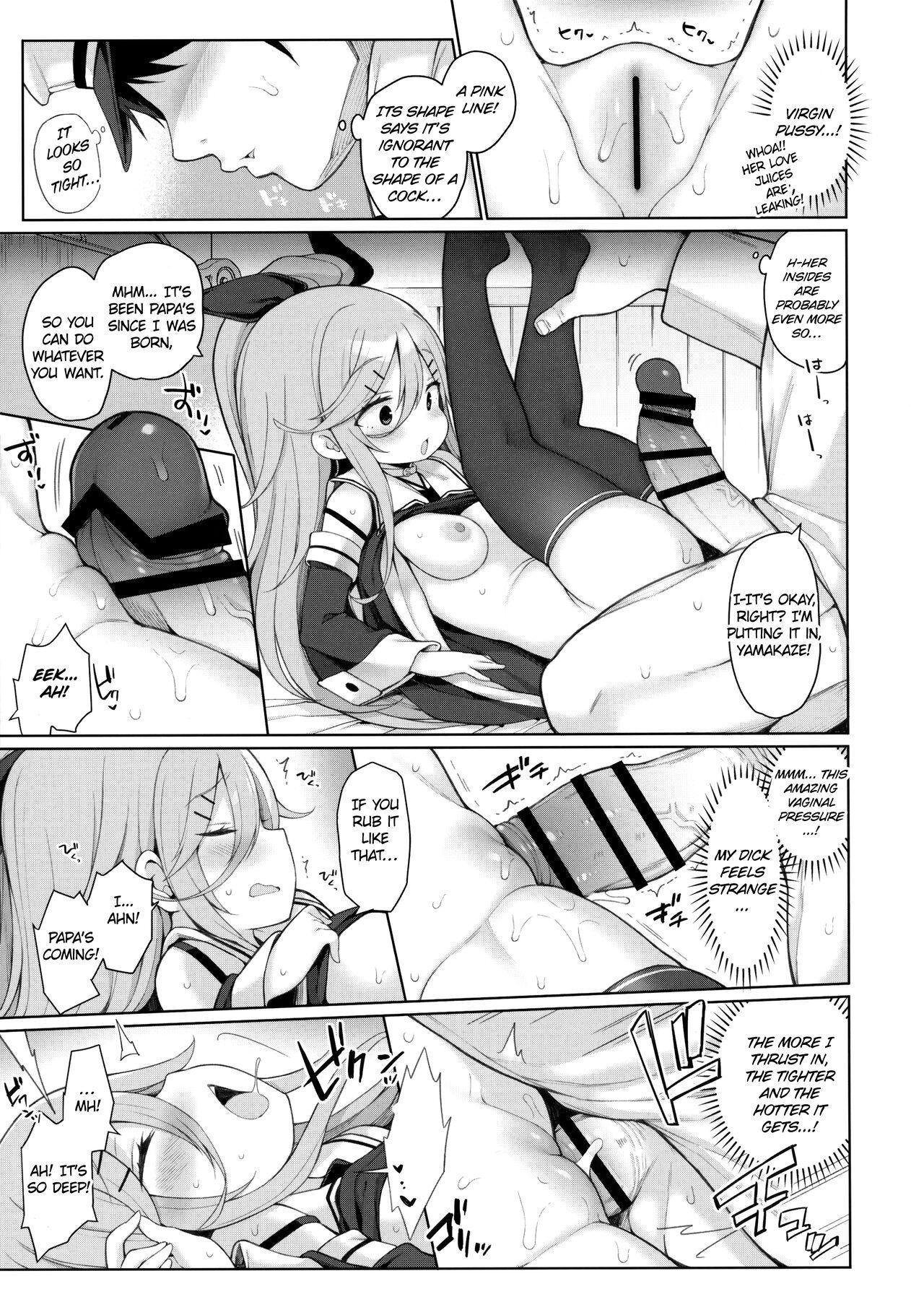 (C102) [Gakushokutei (Watanon)] Hatsujou Yamakaze-chan wa Papa ni Kubittake | Yamakaze-chan in heat loves her Papa! (Kantai Collection -KanColle-) [English] 11