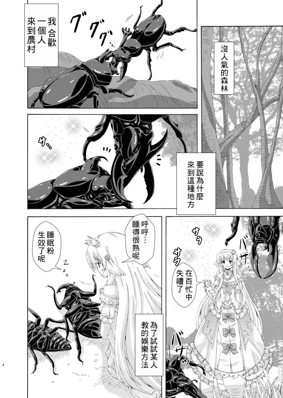 Petite Porn Nemuri Hime no Gaichuu Yuugi - Flower knight girl Sensual - Page 3