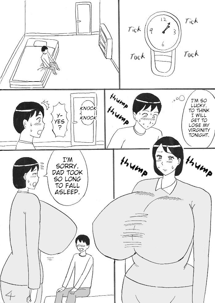 Voyeur Bakunyuu Mama no Fudeoroshi | First Time with Huge Breasted Mom - Original Gay Bukkake - Page 8