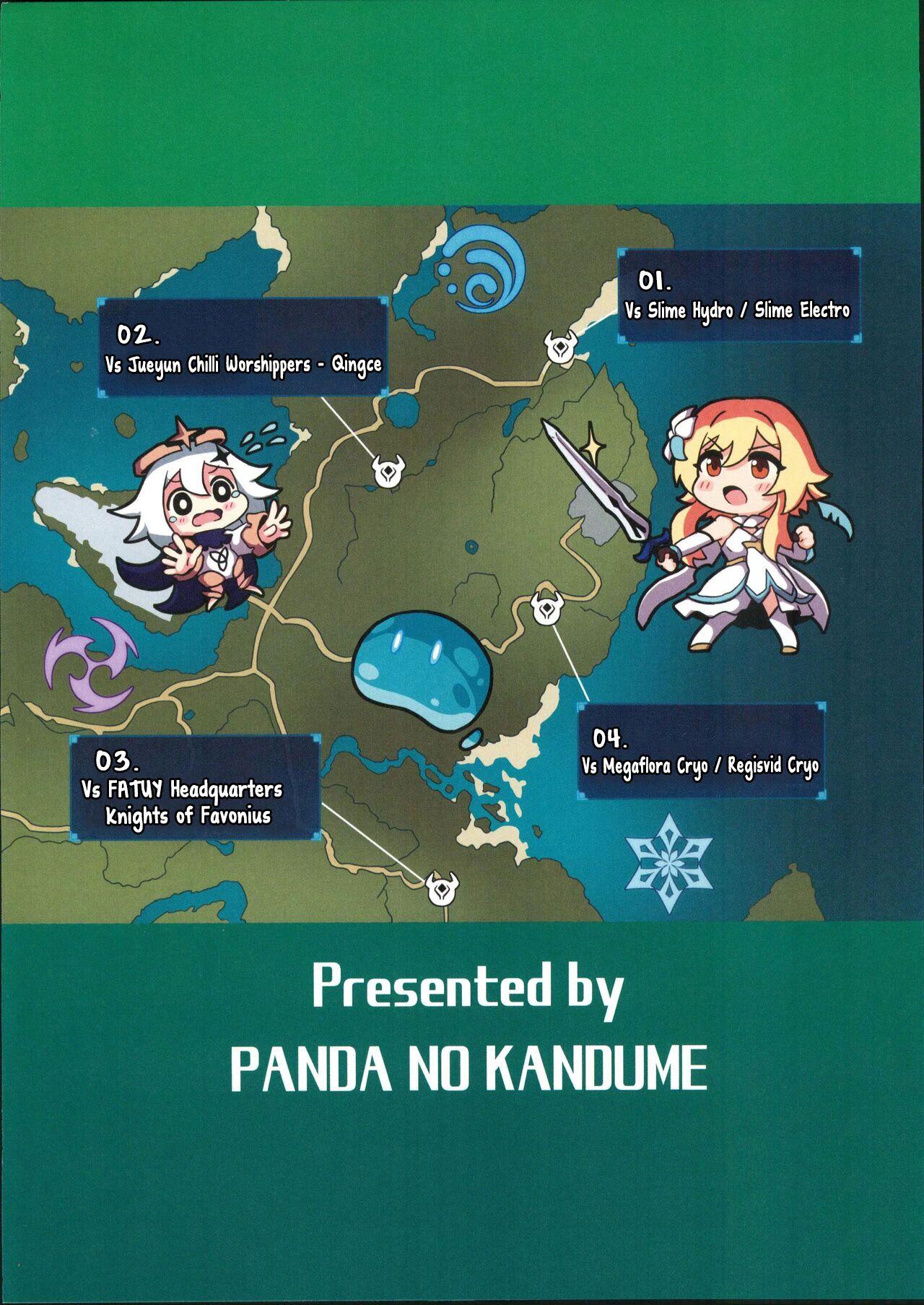 (C102) [Panda no Kanzume (KA-9)] Tabibito Haiboku-ki | Traveler's Losing Records - Lvl.1 Traveler starts a new journey in a level 9 world?! (Genshin Impact) [English] [Magic Dream] 9