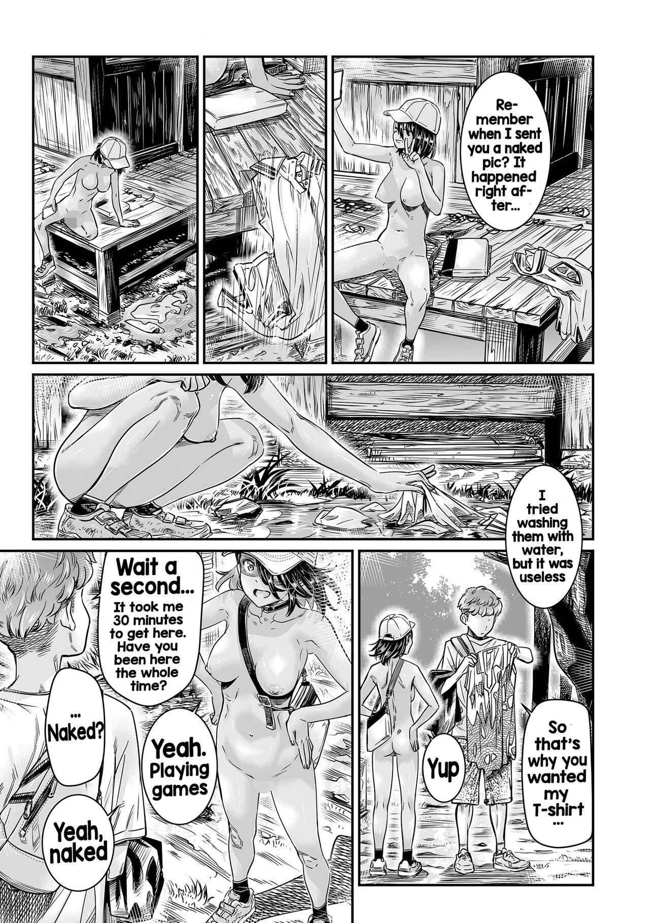 Gay Hiyake no Zenra Girl wa, Doutei o Sotsugyou shita bakari no Senpai ni Hamedori saseru - Original Black Girl - Page 4